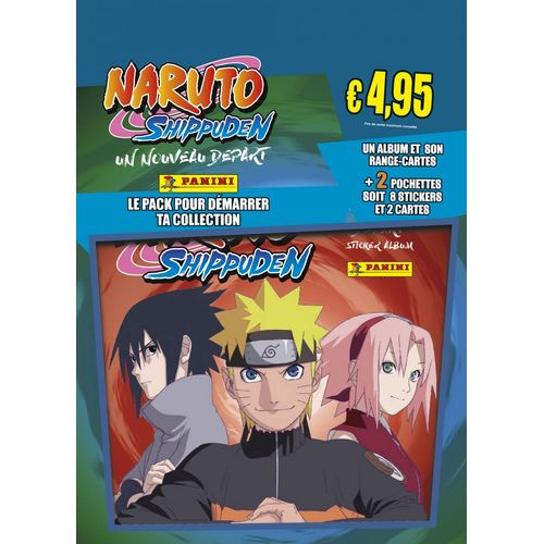 Stickers Naruto Shippuden 2 - Album + Range Cartes + 2 Pochettes