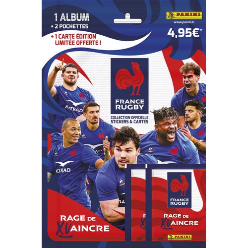 Stickers Rugby Edf - Album + 2 Pochettes + Range Cartes + Carte El