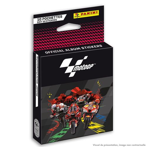 Stickers Moto Gp, Blister De 10 Pochettes