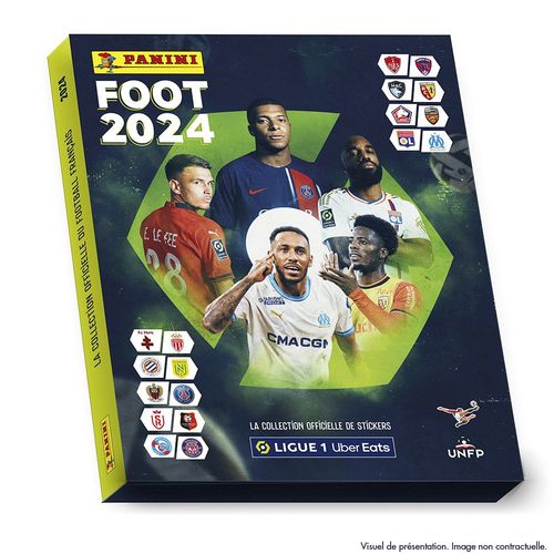 Stickers Panini Foot 2024 Ligue 1 Uber Eats Coffret Premium Album +19 Poch + 3 Offertes