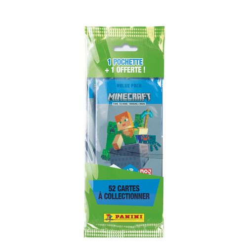 Stickers Minecraft 2 Tcfat Pack 1 Poch Achetée + 1 Offerte