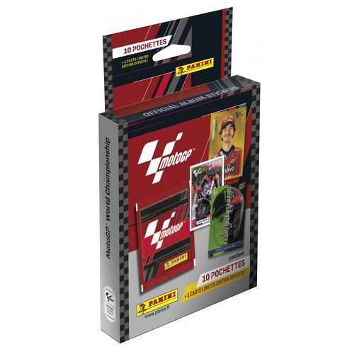 Panini France Moto Gp 2023 Stickers - Blister 10 Pochettes + Carte Édition Limitée