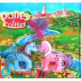 Blister De 2 Poneys À Coiffer