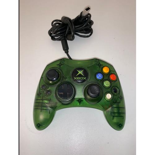 Manette Xbox 1ère Génération Microsoft Controller S - Transparent Vert