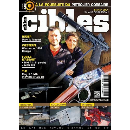 Cibles 608 Carabine M4at Ruger Mark Iv Tactical Bergara B14 Hmr Winchester 1892 44 Magnum Pistolet