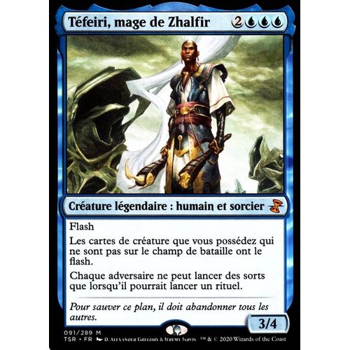 Téfeiri Mage De Zhalfir - Mtg - Spirale Temporelle Remastered - M - 91/289