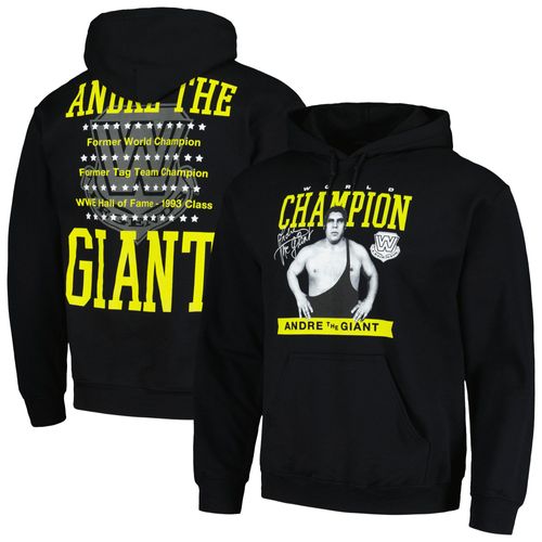 Sweat À Capuche En Polaire Noir Ripple Junction Pour Hommes, Andre Le Géant, Champion Du Monde