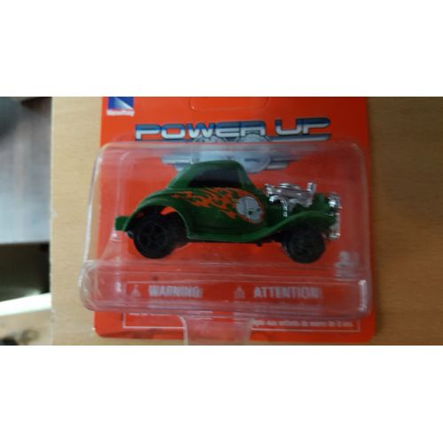 Voiture Verte Miniature Power Up Marque Newray-New Ray