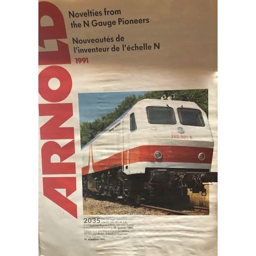 Catalogue Modelisme Ferroviaire Arnold -N (1991)-Arnold