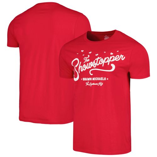 T-Shirt Rouge Shawn Michaels Showstopper Hearts De Ripple Junction Pour Hommes