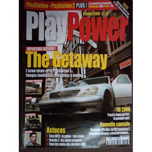 Playpower Magazine N° 26 Play Power Playstation The Getaway Octobre 2000