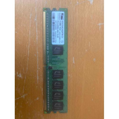 Barette Mémoire 512Mo Ram DDR2-533MHz-CL4 Dim PC2-4200U Dimm ProMOS V916764K24QAFW-E4