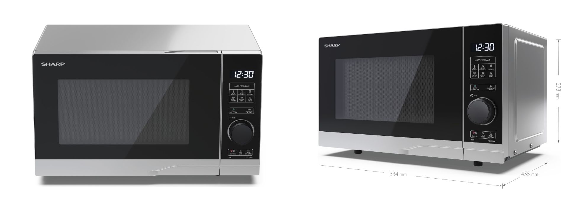 Sharp YC-PS204AE-S Micro-ondes argent 700 W image 1 | Rakuten