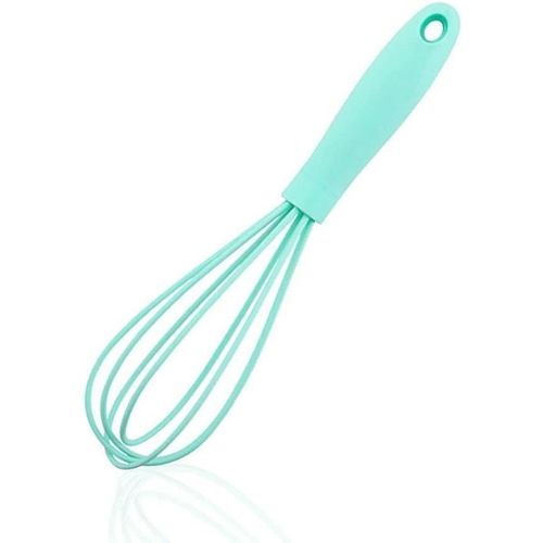 (Vert Clair)Petit Fouet Fouet De Cuisine, Silicone Antidérapant, Tige De Mélange Multifonctionnelle, Mélangeur D'oeufs Manuel, Outils De Cuisson De Cuisine Domestique