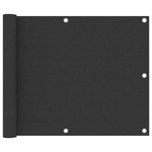 Vidaxl Écran De Balcon Anthracite 75x300 Cm Tissu Oxford