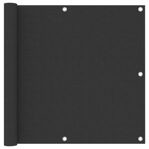 Vidaxl Écran De Balcon Anthracite 90x500 Cm Tissu Oxford