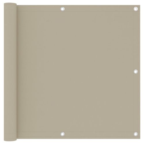 Vidaxl Écran De Balcon Beige 90x300 Cm Tissu Oxford
