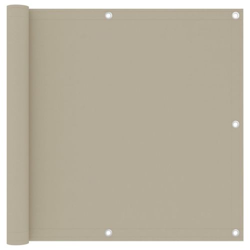 Vidaxl Écran De Balcon Beige 90x300 Cm Tissu Oxford