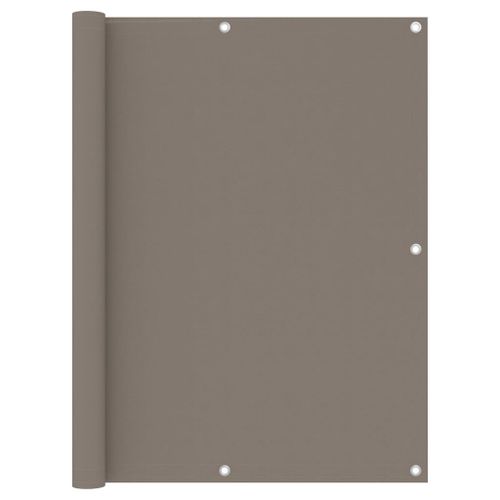 Vidaxl Écran De Balcon Taupe 120x300 Cm Tissu Oxford