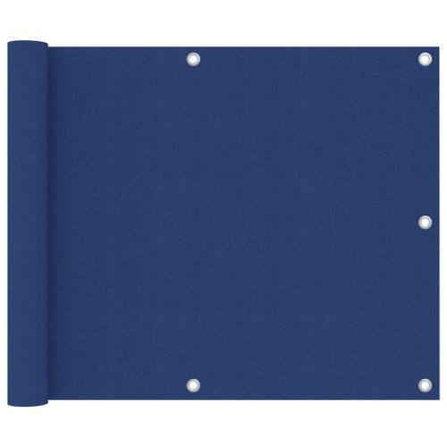Vidaxl Écran De Balcon Bleu 75x500 Cm Tissu Oxford