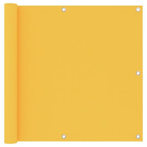 Vidaxl Écran De Balcon Jaune 90x400 Cm Tissu Oxford