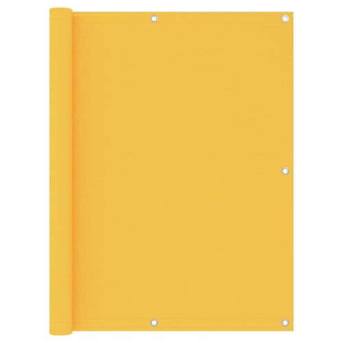 Vidaxl Écran De Balcon Jaune 120x300 Cm Tissu Oxford