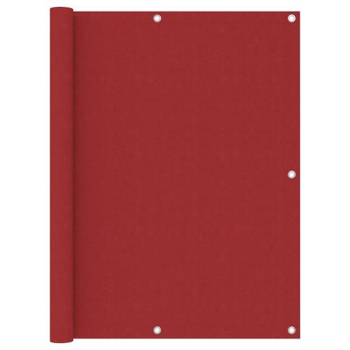 Vidaxl Écran De Balcon Rouge 120x400 Cm Tissu Oxford