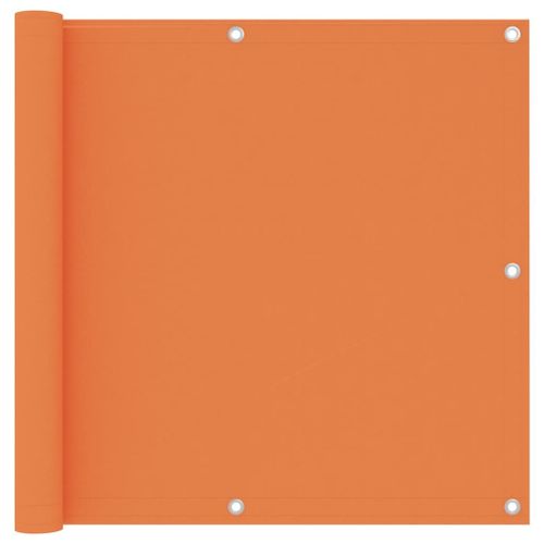 Vidaxl Écran De Balcon Orange 90x300 Cm Tissu Oxford