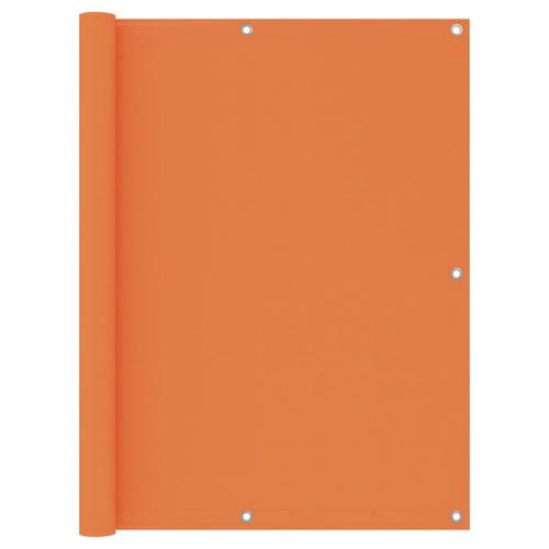 Vidaxl Écran De Balcon Orange 120x600 Cm Tissu Oxford