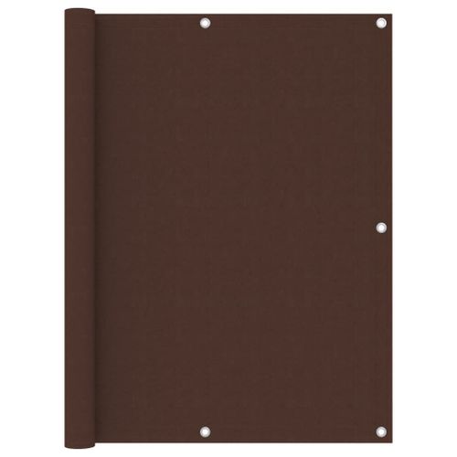 Vidaxl Écran De Balcon Marron 120x300 Cm Tissu Oxford