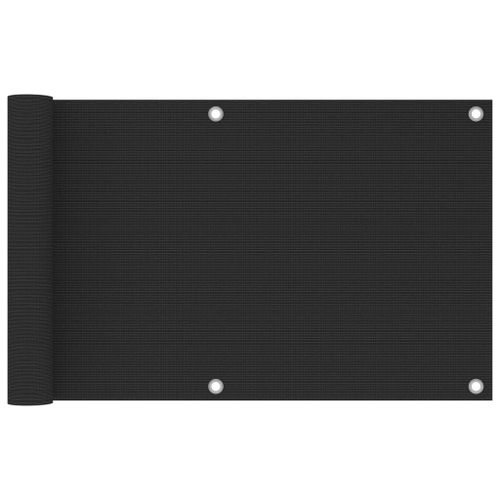 Vidaxl Écran De Balcon En Pehd 75x500 Cm Anthracite