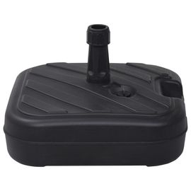 Vidaxl Socle De Parasol Rempli De Sable/D'eau 24 L Noir