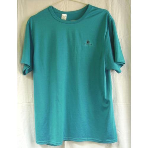 T-Shirt Bleu Uni Avec Logo Domyos / Decathlon - Taille L