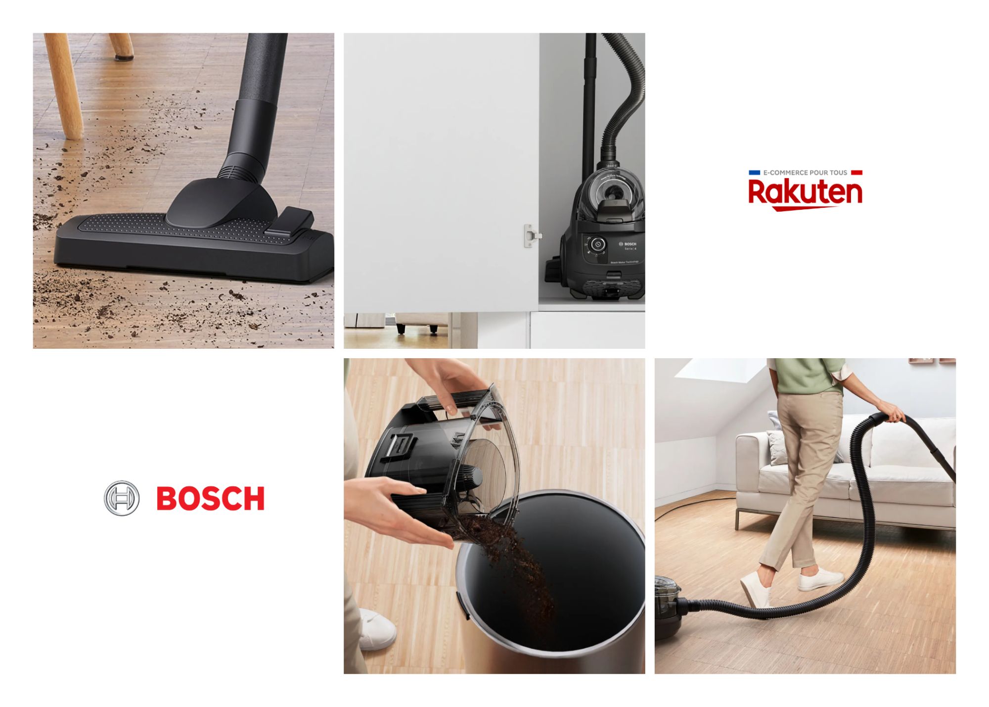 Aspirateur sans sac Noir Bosch BGC21X300 image 1 | Rakuten