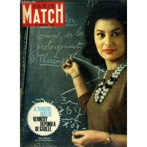 Paris Match N° 719 - Les Grosses Têtes De Washington Répondent A De Gaulle : Vous Avez Gagné, Sophia Baptiste Le Bébé Mussolini, Il A Voulu Mourir Pour Ce Bateau, Ce Soir Monna Lisa Reçoit, Bab El(...)