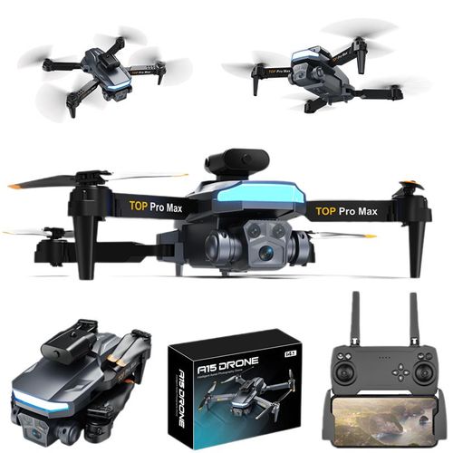 Drone De Prise De Vue Aérienne Avec Caméra Fpv Hd 720p Pliable Pour Garçons Et Filles Avec Fonction De Maintien De L'altitude, Suivez La Prise De Vue, Démarrage En Un Clic 2 Batteries Modulaires-Marque Générale