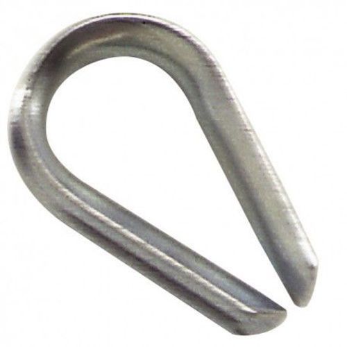 Cosse-c ur zinguée pour câble 6 mm.