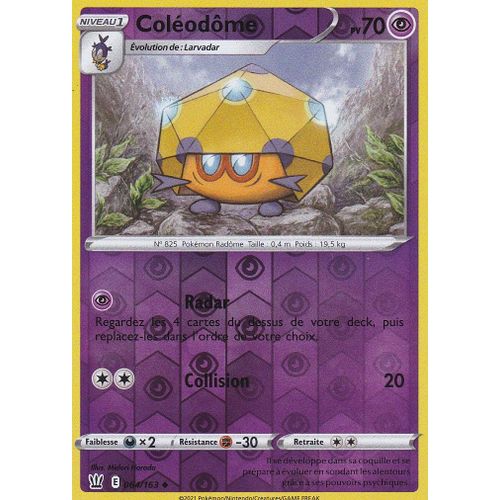 Carte Pokemon - Coléodôme - 064/163 - Reverse - Épée Et Bouclier 5 - Styles De Combat
