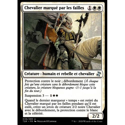 Chevalier Marqué Par Les Failles - Mtg - Spirale Temporelle Remastered - U - 38/289