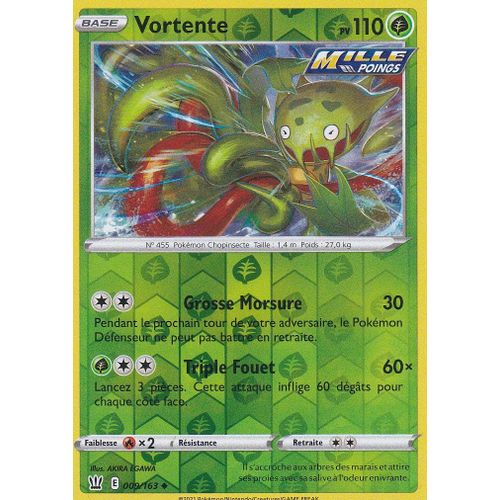 Carte Pokemon - Vortente - 009/163 - Reverse - Épée Et Bouclier 5 - Styles De Combat