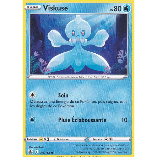 Carte Pokemon - Viskuse - 041/163 - Épée Et Bouclier 5 - Styles De Combat - Eb5 - Vf