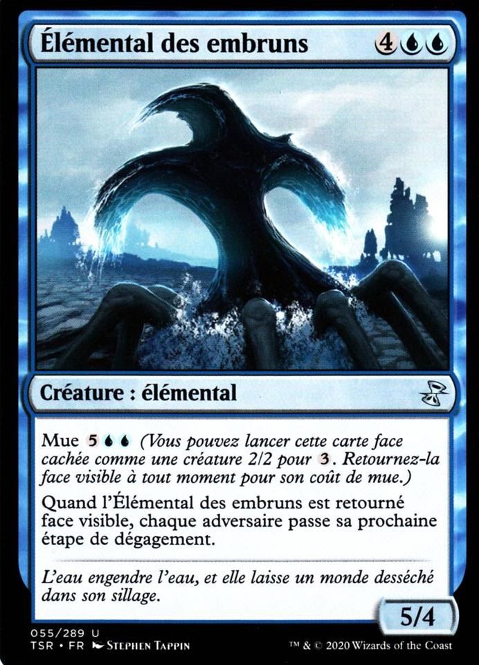 Elémental Des Embruns - Mtg - Spirale Temporelle Remastered - U - 55/289