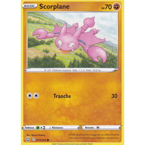 Carte Pokemon - Scorplane - 071/163 - Épée Et Bouclier 5 - Styles De Combat - Eb5 - Vf