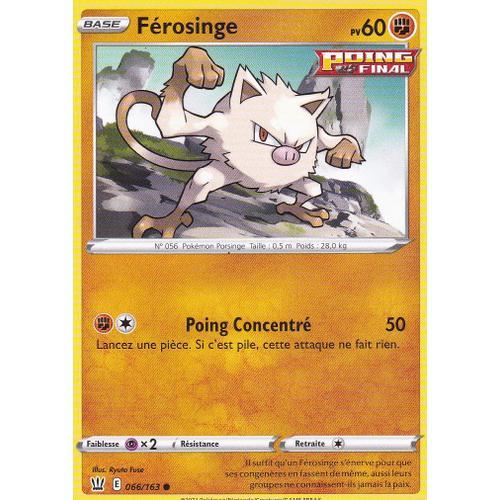 Carte Pokemon - Férosinge - 066/163 - Épée Et Bouclier 5 - Styles De Combat - Eb5 - Vf