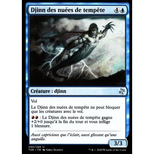 Djinn Des Nuées De Tempête - Mtg - Spirale Temporelle Remastered - U - 90/289