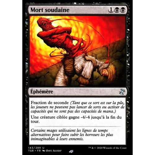 Mort Soudaine - Mtg - Spirale Temporelle Remastered - U - 143/289