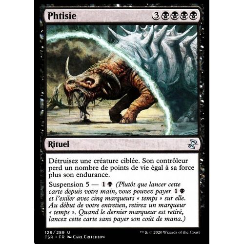 Phtisie - Mtg - Spirale Temporelle Remastered - U - 129/289