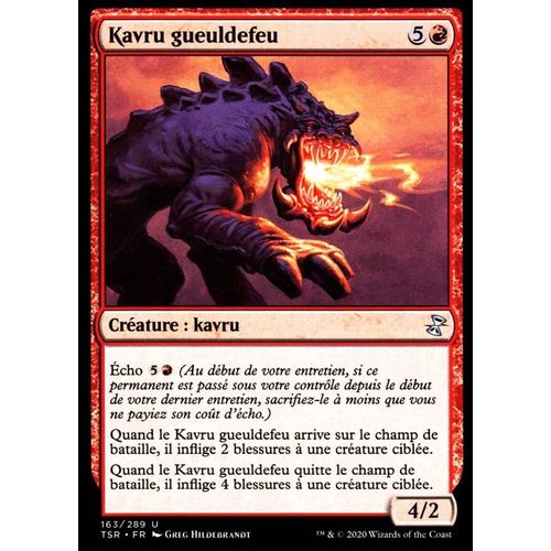 Kavru Gueuldefeu - Mtg - Spirale Temporelle Remastered - U - 163/289