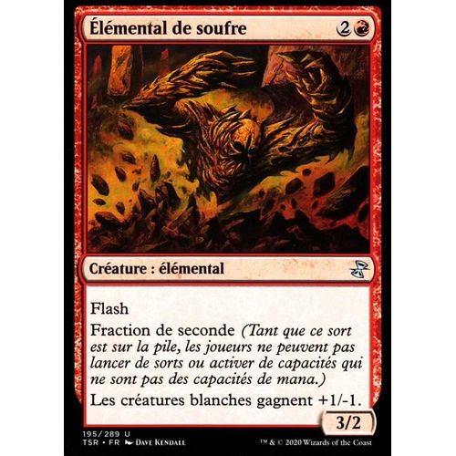 Elémental De Soufre - Mtg - Spirale Temporelle Remastered - U - 195/289