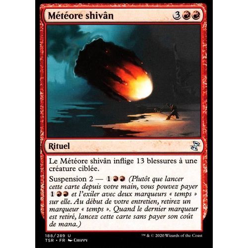 Météore Shivân - Mtg - Spirale Temporelle Remastered - U - 188/289
